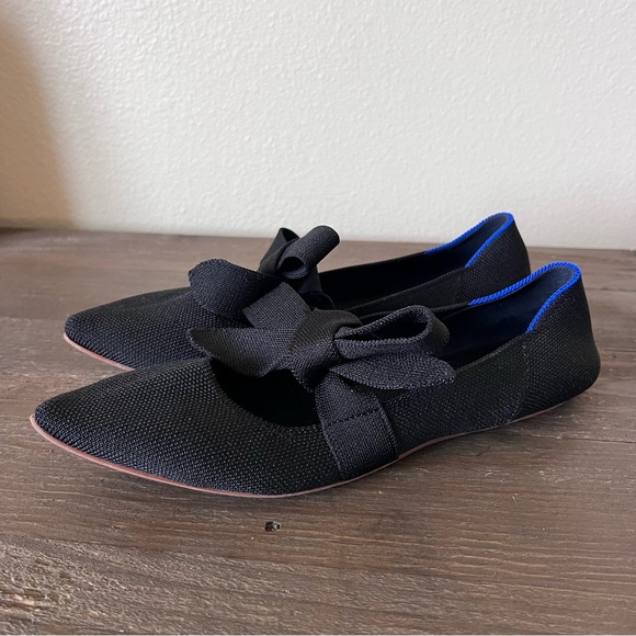 Rothy’s Mary Jane Black Bow Size 9 - Picture 4 of 14